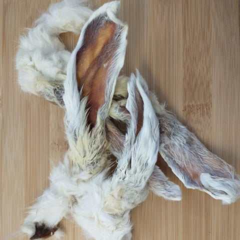 Birmingham Raw Dried Rabbit Ears(With Fur) 250g