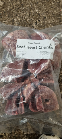 RT Raw Treat BEEF HEART CHUNKS 1KG